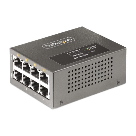 inyector multigigabit de alimentación por ethernet con 4 puertos poe++ 5gbps as445c-injector