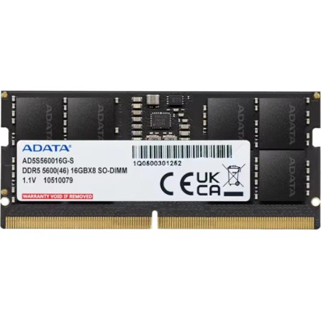 memoria ram so-dimm per laptop premier-ddr5 5600mhz 16gb cl46