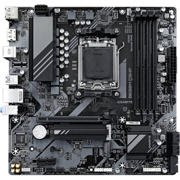 GIGABYTE Placa base micro ATX para AMD B650M D3HP AM5
