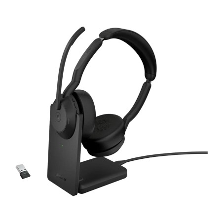 cuffie stereo wireless da ufficio con microfono e base di ricarica evolve2-55 ms usb-a-25599-999-989
