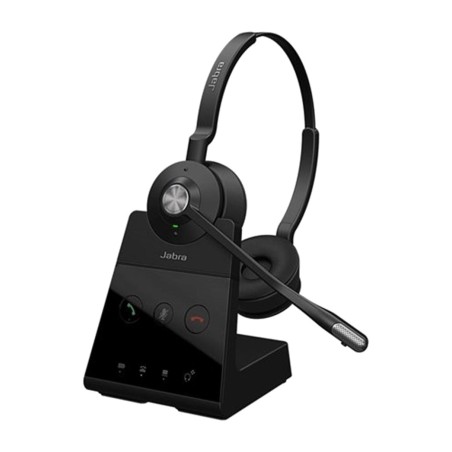 auriculares inalámbricos estéreo para oficina con micrófono y base dect engage-65 se 9659-553-111