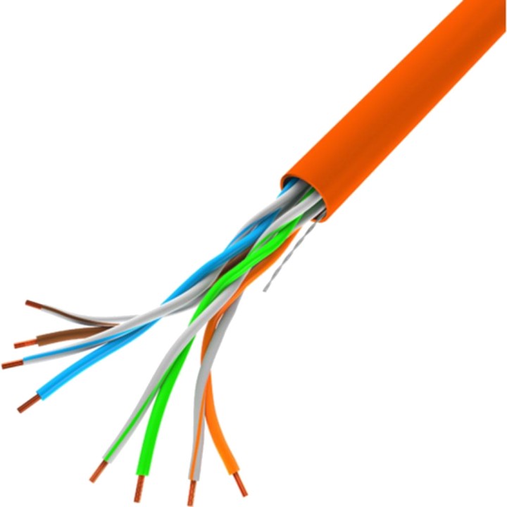 LANBERG Bobine de câble Ethernet rigide pour installation