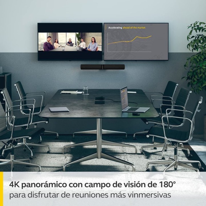 JABRA Videobar für Besprechungsräume mit Panoramakamera und