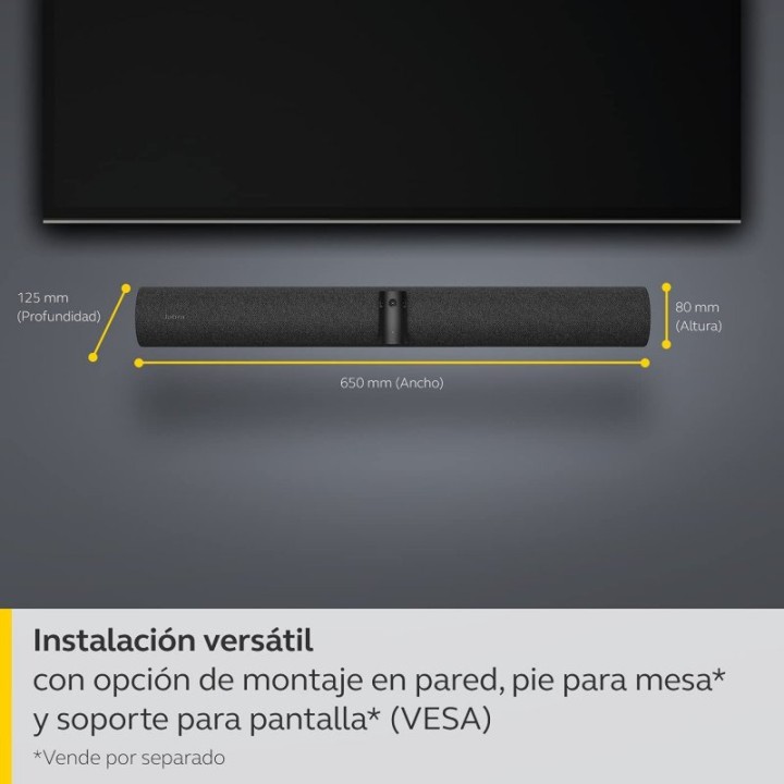 JABRA Video bar for meeting rooms with panoramic camera and