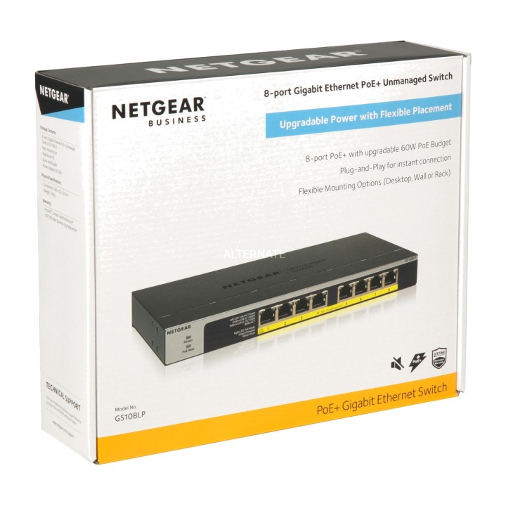 NETGEAR Commutateur réseau Gigabit non administrable à 8