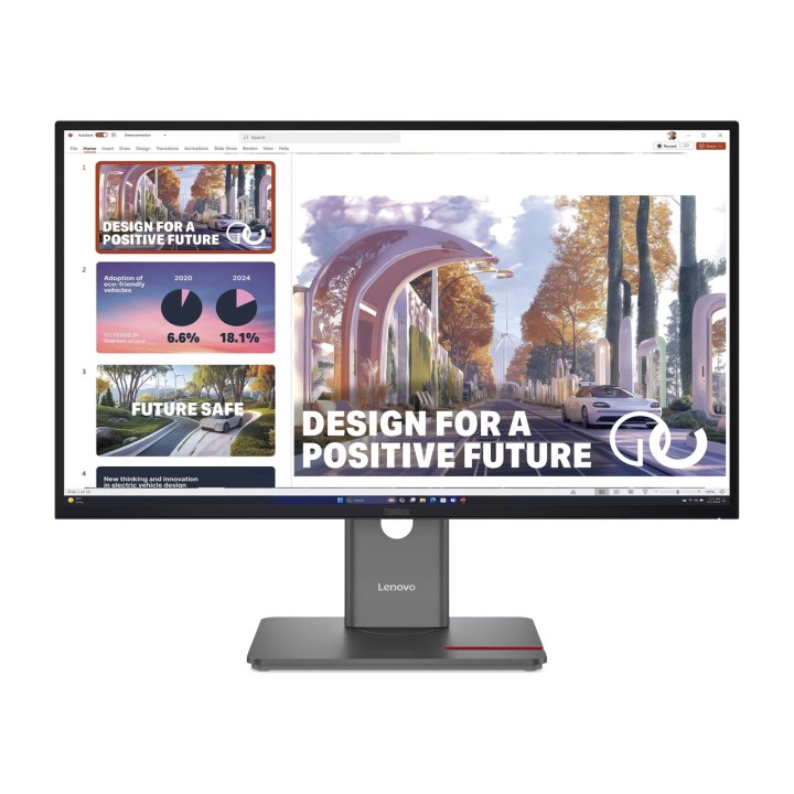 LENOVO Monitor profesional IPS de 27 pulgadas con carga