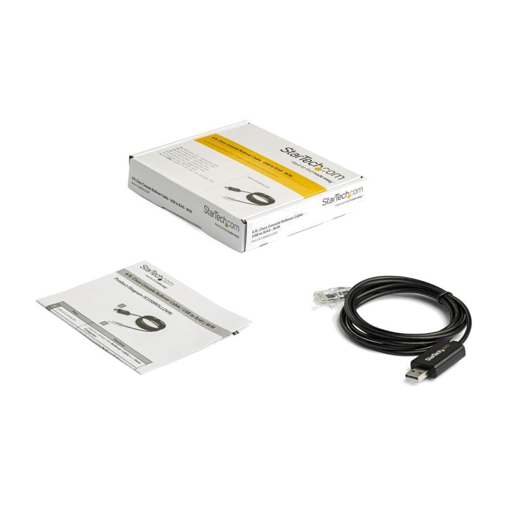 STARTECH.COM Cavo console rollover da USB a RJ45 per router