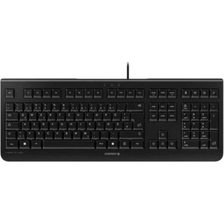 quiet portuguese-language office keyboard with usb cable kc-1000 qwerty-pt
