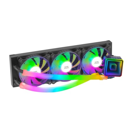 raffreddamento a liquido aio per cpu con specchio infinito ml-ultra360-argb 3x120mm 650w-tdp