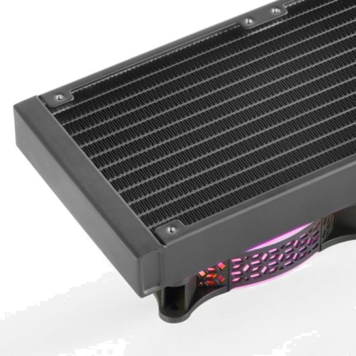 MARS GAMING AIO liquid CPU cooler with infinity mirror