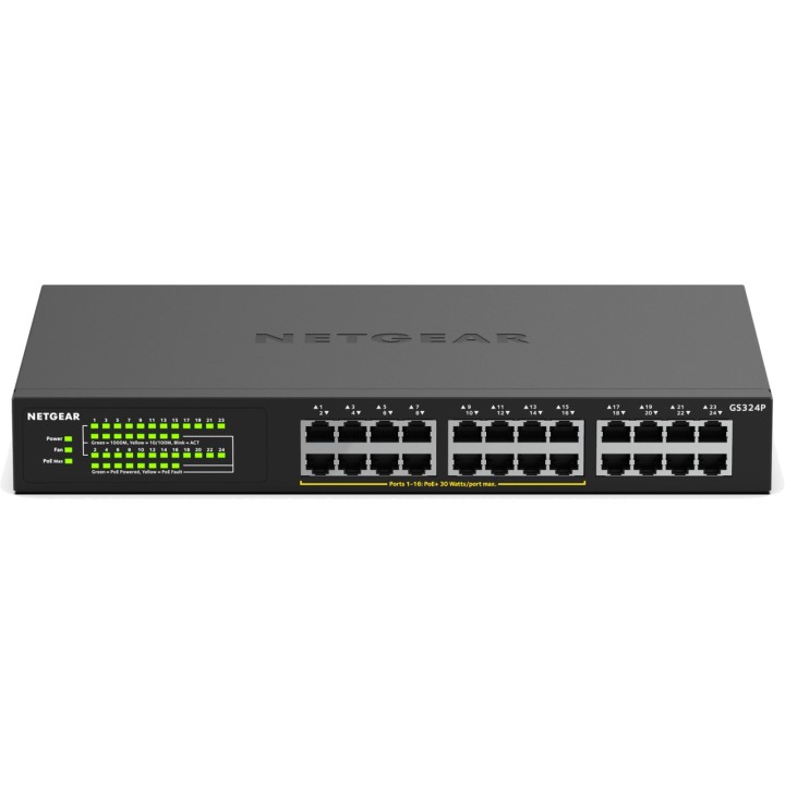 NETGEAR Switch de red no gestionable de 24 puertos Gigabit