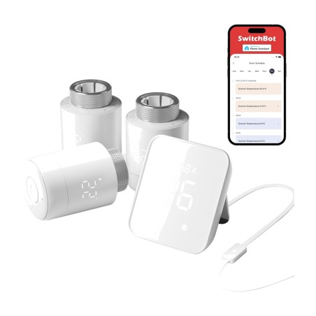 set mit 3 intelligenten heizkörperthermostaten mit hub hub2-combo