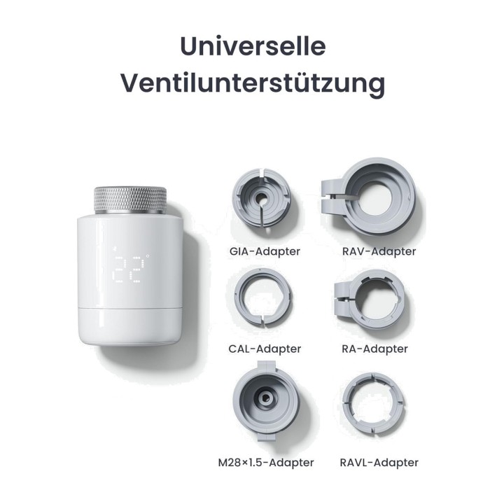 SWITCHBOT Kit de 3 termostatos inteligentes para radiador