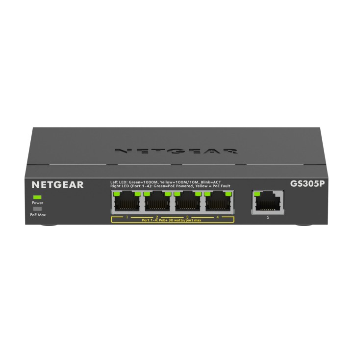 NETGEAR Switch de rede não gerenciável de 5 portas Gigabit