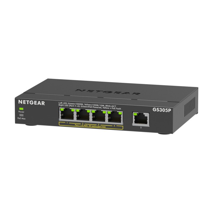 NETGEAR Switch de rede não gerenciável de 5 portas Gigabit