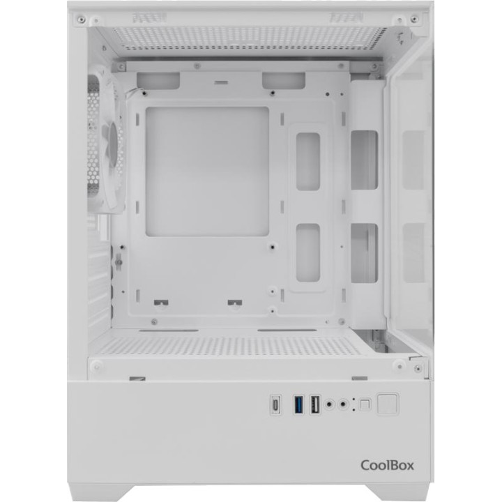 COOLBOX Gaming computer case with tempered glass