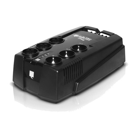 compact line-interactive uninterruptible power supply (ups) for offices, with usb and schuko outlets iplug ipg800de 800va 480w