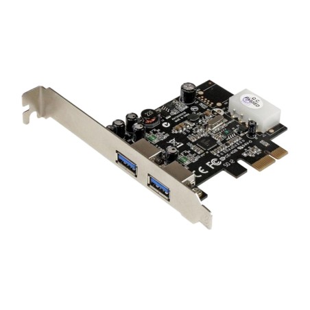 tarjeta pci express con 2 puertos usb-a 3.0 5gbps uasp pexusb3s25
