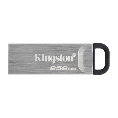 memoria usb 3.2 metálica con anilla para llavero datatraveler-kyson 256gb 200mb/s