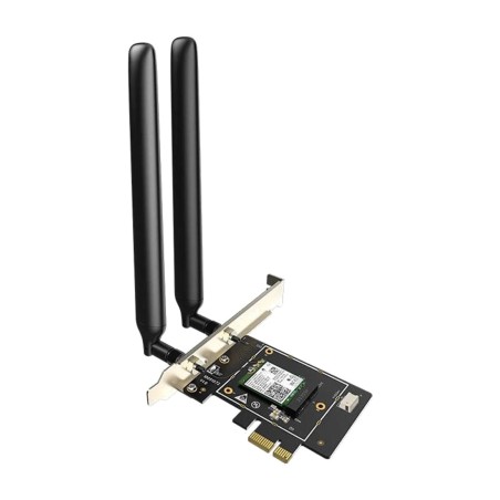 tri-band pci express wifi network card e33 ax5400 6e