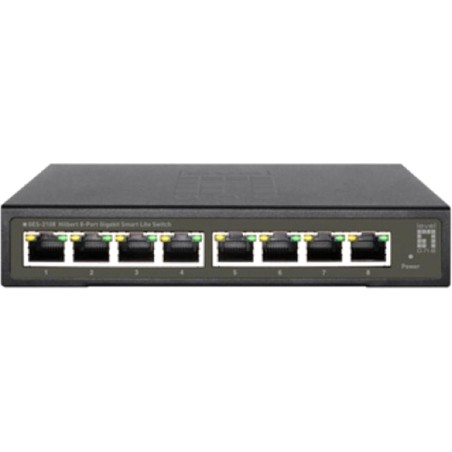 managed gigabit-switch mit 8 ports ges-2108