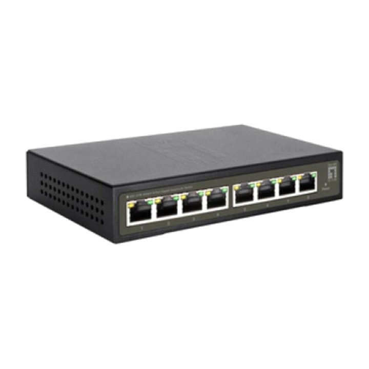 LEVELONE Switch gestionable de 8 puertos Gigabit GES-2108