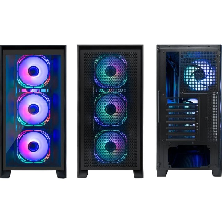 COOLBOX Caja de ordenador gaming con frontal doble