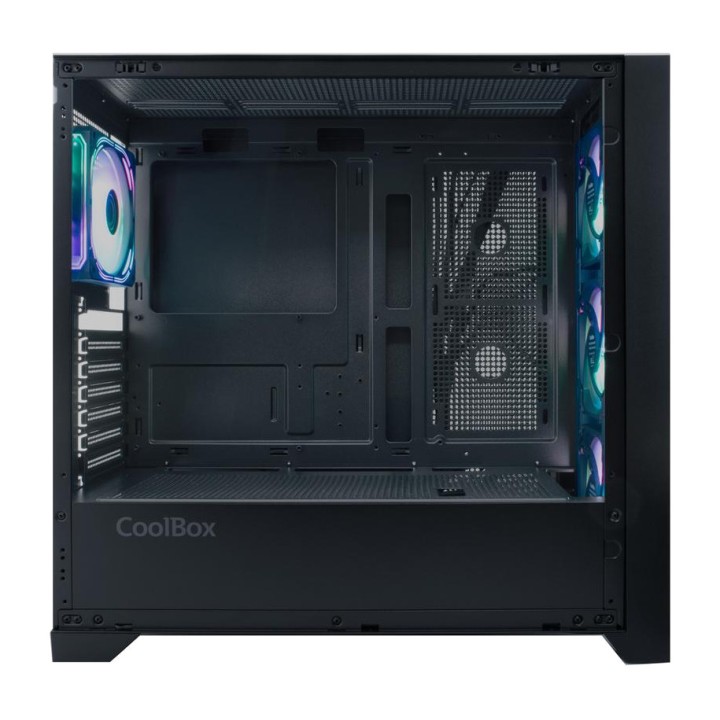 COOLBOX Gaming computer case with interchangeable dual front