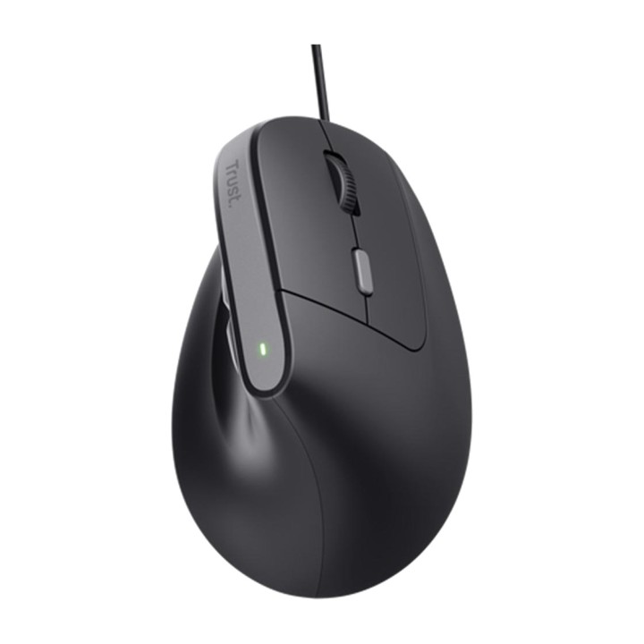 TRUST Ergonomic vertical wired mouse with silent click