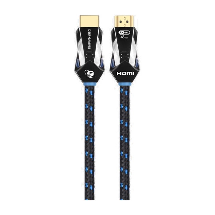 COOLBOX Câble vidéo tressé avec connecteurs mâles HDMI-2.1