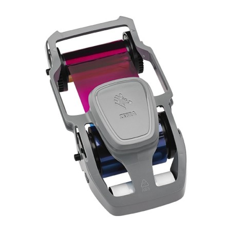 ruban couleur pour imprimante à cartes, 200 impressions ymcko zc100 zc300