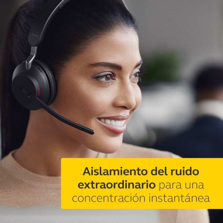 JABRA Căști stereo fără fir pentru birou, cu microfon