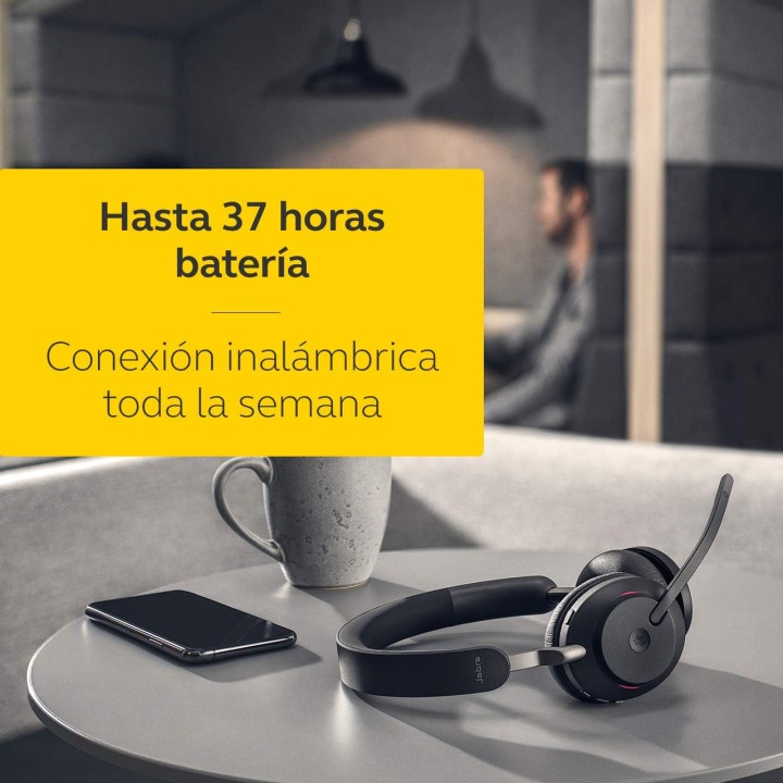 JABRA Căști stereo fără fir pentru birou, cu microfon