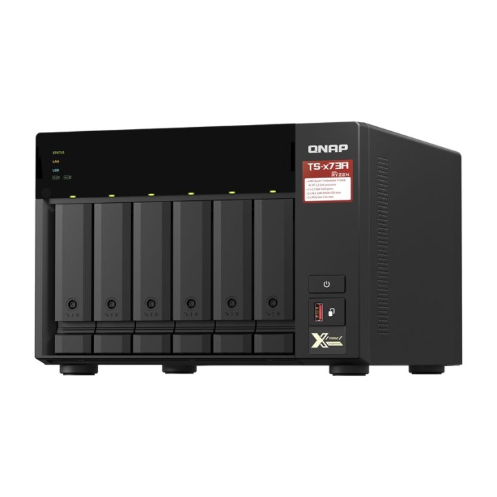 QNAP Serveur NAS tour à 6 baies sans disques TS-673A RYZEN