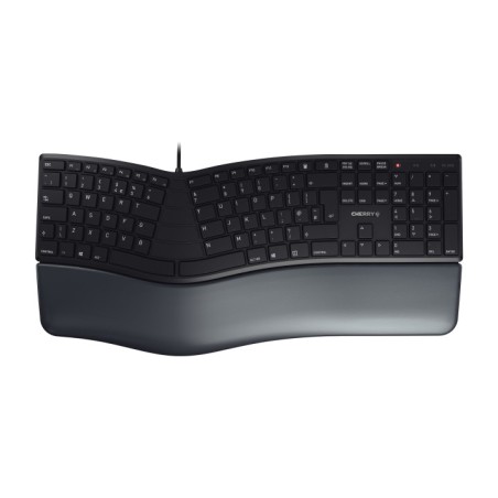 ergonomische tastatur mit usb-kabel und handballenauflage kc-4500-ergo qwerty-es