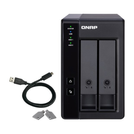 boîtier raid externe à 2 baies pour disques tr-002 usb-c-3.2-gen2