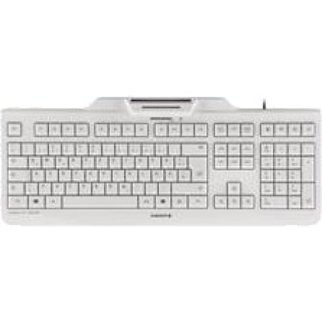 tastiera con lettore di smart card e lettore di carta d’identità elettronica integrati kc-1000-sc qwerty-es