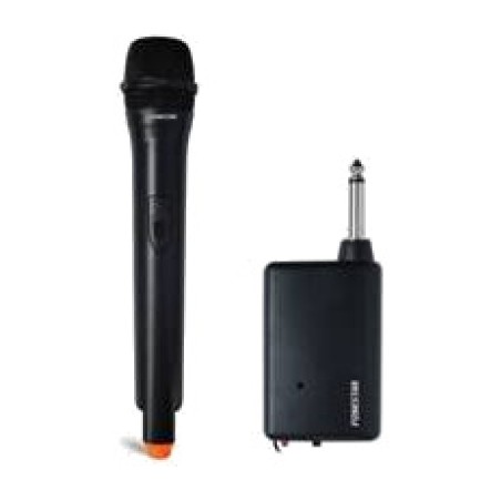 handheld wireless microphone with receiver for amplifier vhf 174-194mhz jack-6,3mm