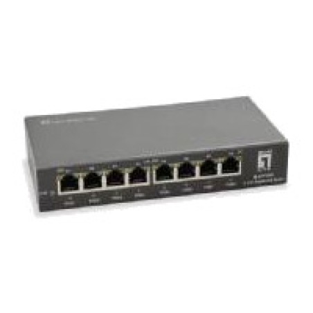 switch poe gigabit non administrable à 8 ports 802.3af/at 120w