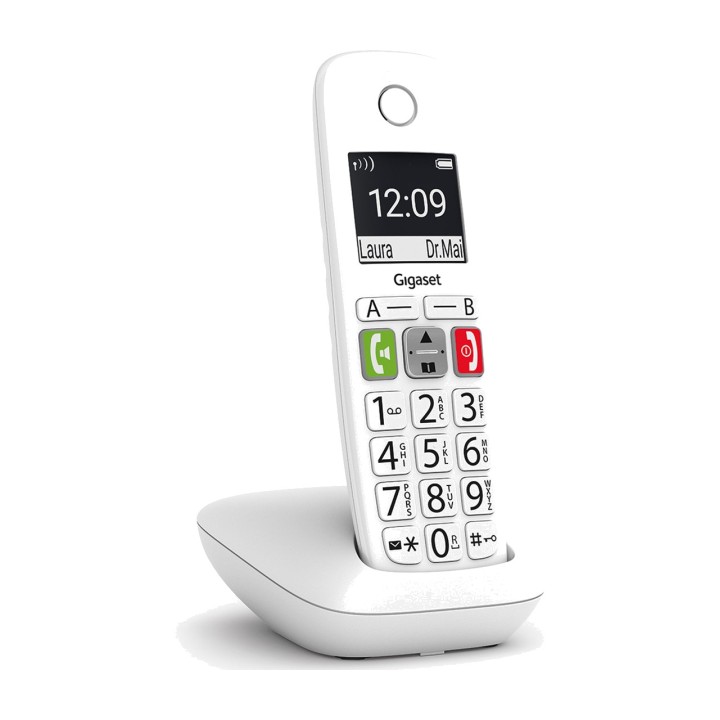 GIGASET Schnurloses DECT-Festnetztelefon mit 2 Mobilteilen