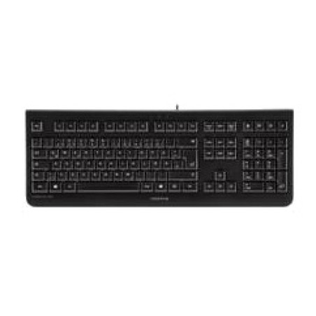 ultraflache, leise bürotastatur mit usb-kabel kc-1000 qwerty-es