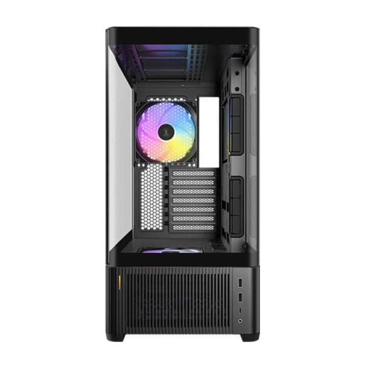 ANTEC Caja de PC semitorre con cristal templado curvo C6