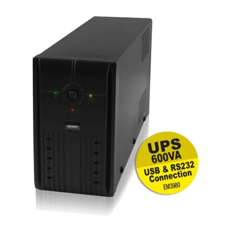 sistema de alimentación ininterrumpida (sai) con puerto usb y rs232 600va 360w