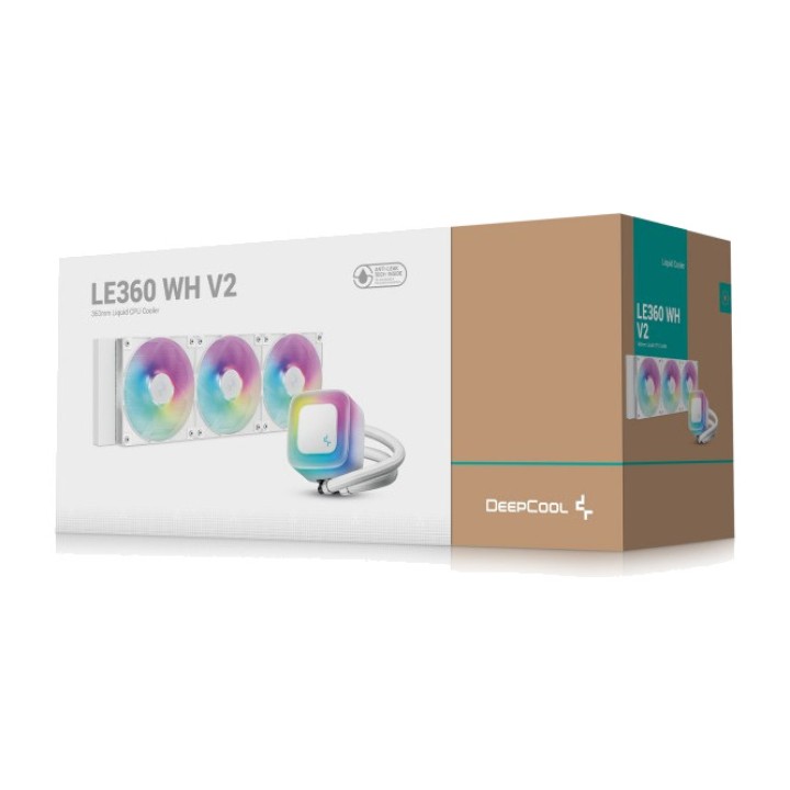 DEEPCOOL AIO-Flüssigkeitskühlung für CPU LE360 V2 ARGB-360MM