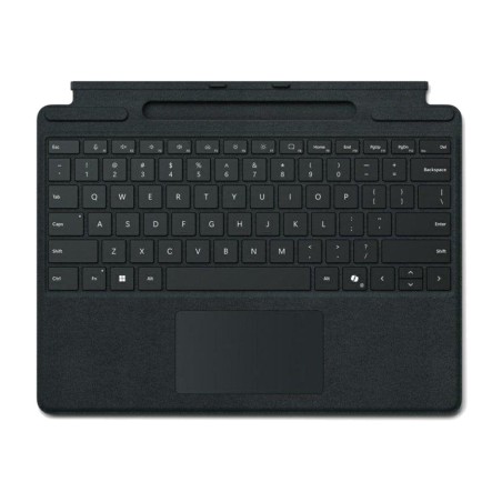 tastatur-cover mit hintergrundbeleuchtung und ladefach für den stift surface-pro azerty-fr 8xb-00142