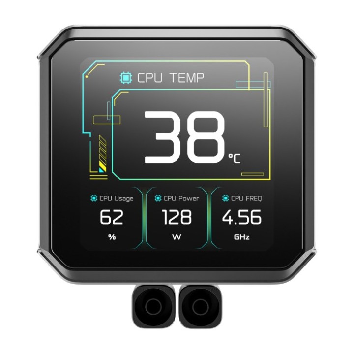 DEEPCOOL Kit de refroidissement liquide pour CPU avec écran