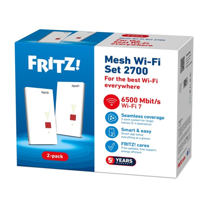 FRITZ WiFi 7 Mesh repeater kit REPEATER-2700 2,5GBE 2 UDS