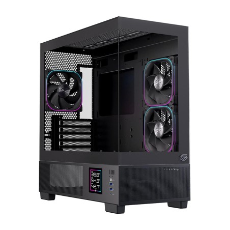 caja de pc gaming semitorre atx con cristal templado prisma-sm501d-rgb