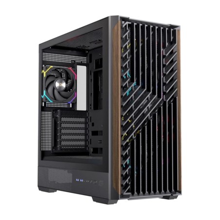 atx mid-tower gaming pc case with tempered glass pulse p800-rgb