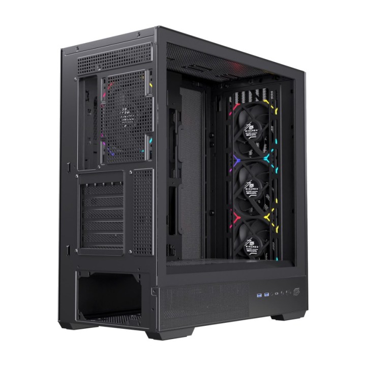 EINAREX Case gaming mid-tower ATX con vetro temperato PULSE